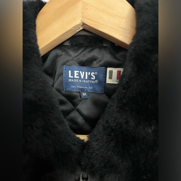 Levi's: Made & Crafted Suede Bomber Jacket - Picture 8 of 13